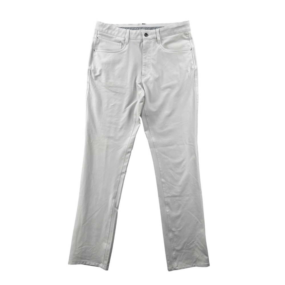 FootJoy 5 Pocket Athletic Fit Performance Golf Pants White 32x34 Stretch FJ